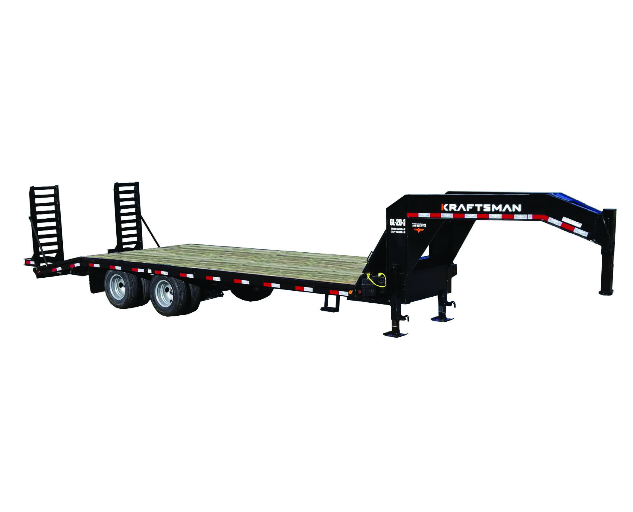 Gs 22 gooseneck trailer kraftsman trailers